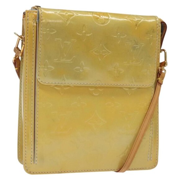 LOUIS VUITTON Monogram Vernis Motto Accessory Pouch Gris M91030 LV Auth yk18527 - Picture 1 of 16